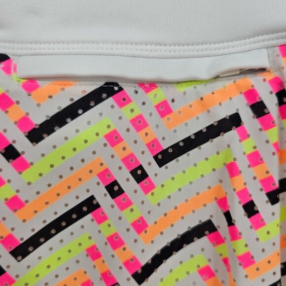 Slazenger Womens XL Neon Multicolor Golf Athletic Skort - Picture 3 of 10